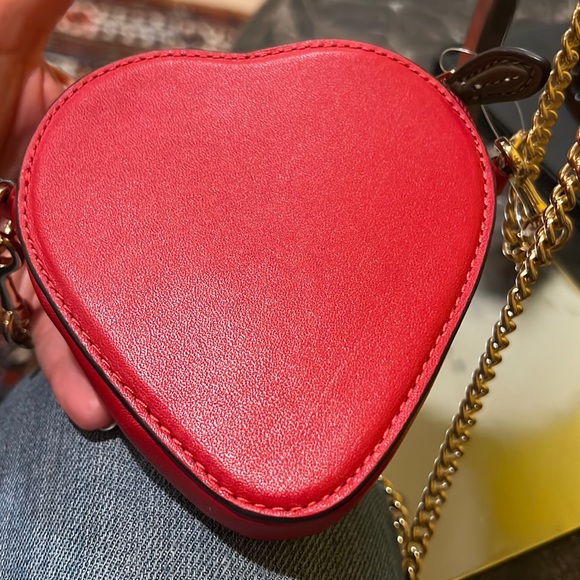 Coach Bags Nwt Coach Strawberry Coin Case Chain Crossbody 4 4l X 4